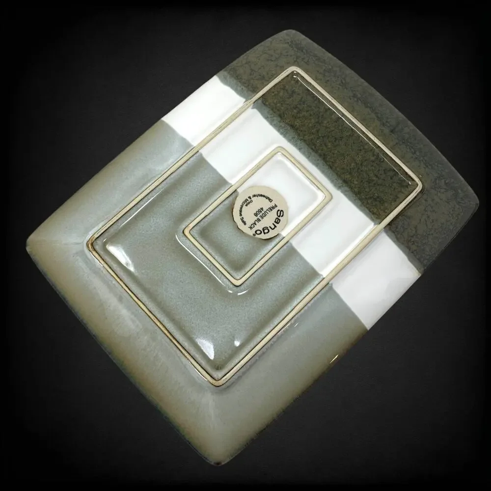 Sango Prelude Black 4508 Rectangular Salad Plate 9